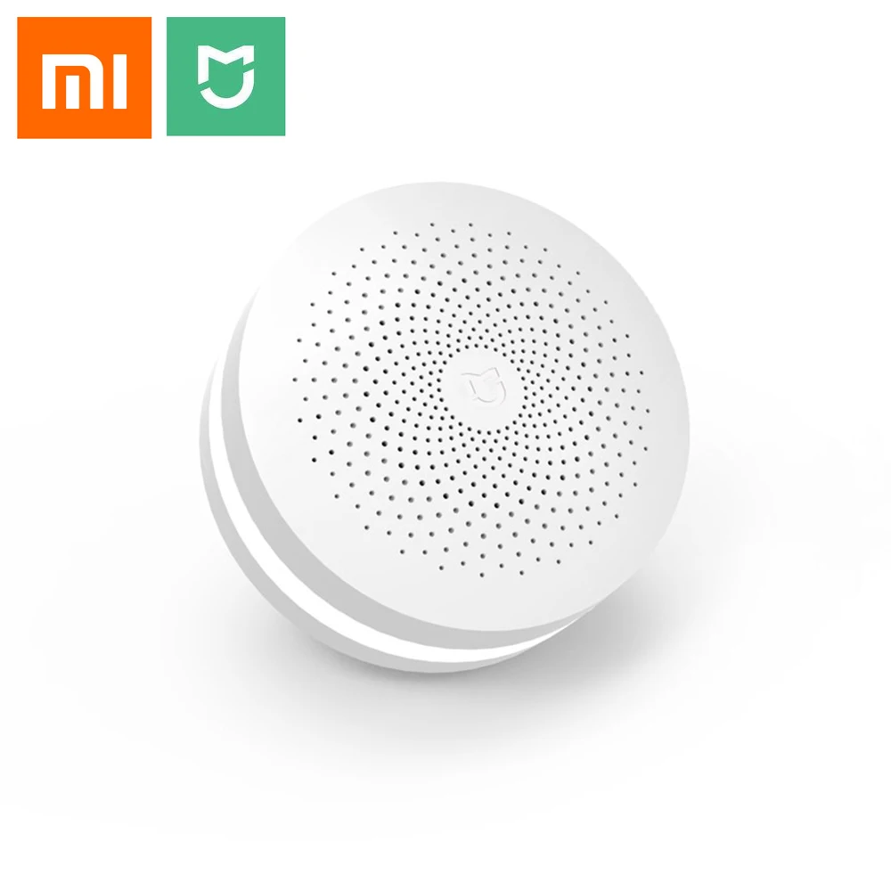 Xiaomi Mijia, умный дом, многофункциональный шлюз, 2 системы сигнализации, умный онлайн радио, Ночной светильник, управление звонком