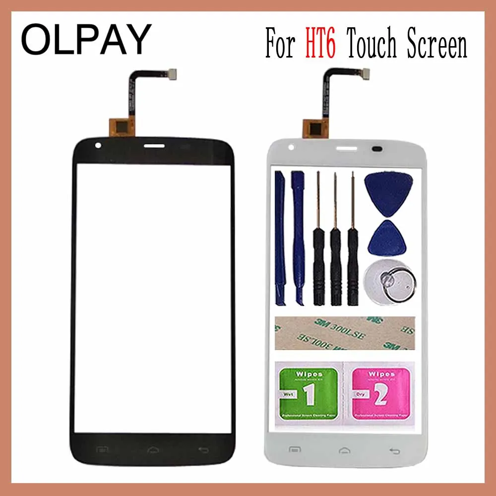 5 ''фронтальный сенсорный экран дигитайзер стекло для Homtom HT6/HT6 Pro панель