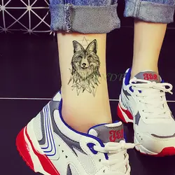 Водонепроницаемая временная татуировка наклейка волки временная татуировка волк флэш-тату на запястье ножная рука для девочки Женщины