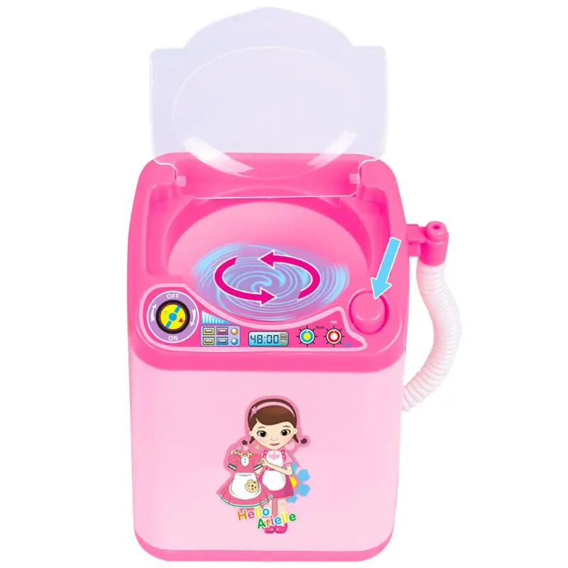  ELECTRIC MAKEUP BRUSH CLEANER SPINNER MACHINE - Electronic Mini Washing Machine Shape Automatic Mak