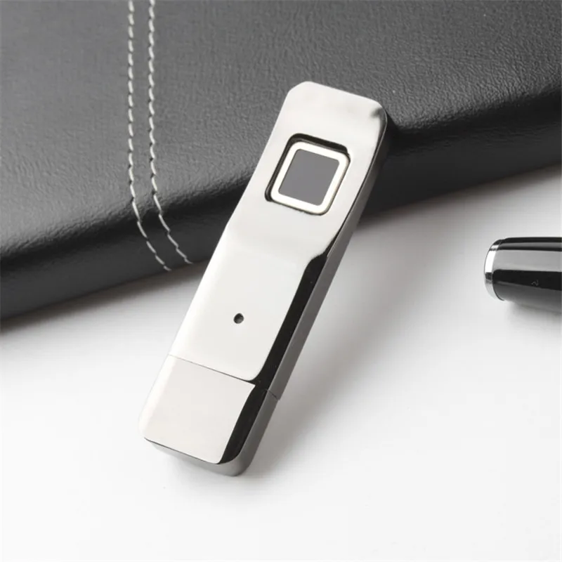 Высокое качество! 32 Гб 64 128 металлический отпечаток пальца U диск USB3.0 флэш