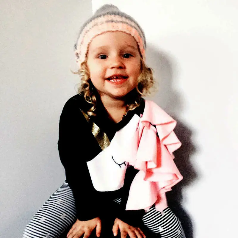 

Women Kids Baby Girls Family Matching Hoodies Animal Unicorn Lace Voile Patch Sweatshirt Long Sleeve Black Hoodies Clothes