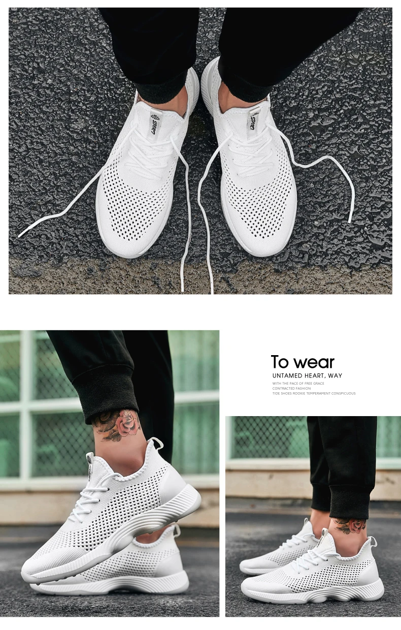 Срабатывает Для мужчин кроссовки Удобная спортивная обувь ткацких верх ходьбы обувь мужская обувь летом прохладно, босоножки Кроссовки