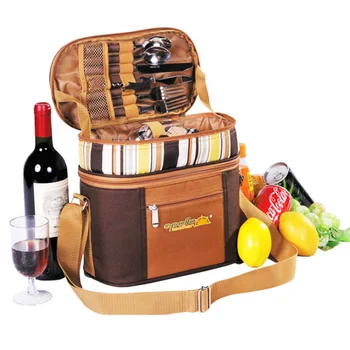 Bolsa de refrigerador portátil para acampada, bolsa de picnic multifunción, mochila de viaje para exteriores