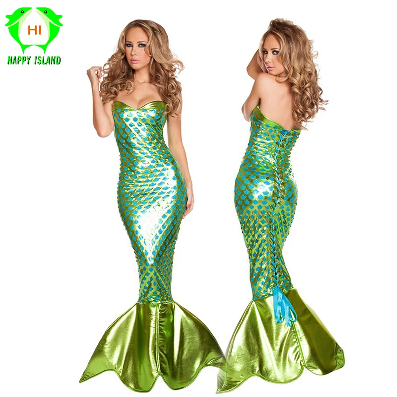 2019 New Mermaid Dress Mermaid Tail Costume Wedding Dresses Mermaid