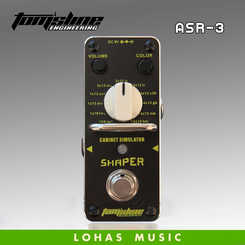 AROMA ASR-3 SHAPER Classic cabinet simulator 1x8 /1x10/1x12/2x12/4x12/4*10 kinds of speaker Guitarra Effect Pedal free shipping AROMA ASR-3 SHAPER Classic cabinet simulator 1x8 /1x10/1x12/2x12/4x12/4*10 kinds of speaker Guitarra Effect Pedal free shipping