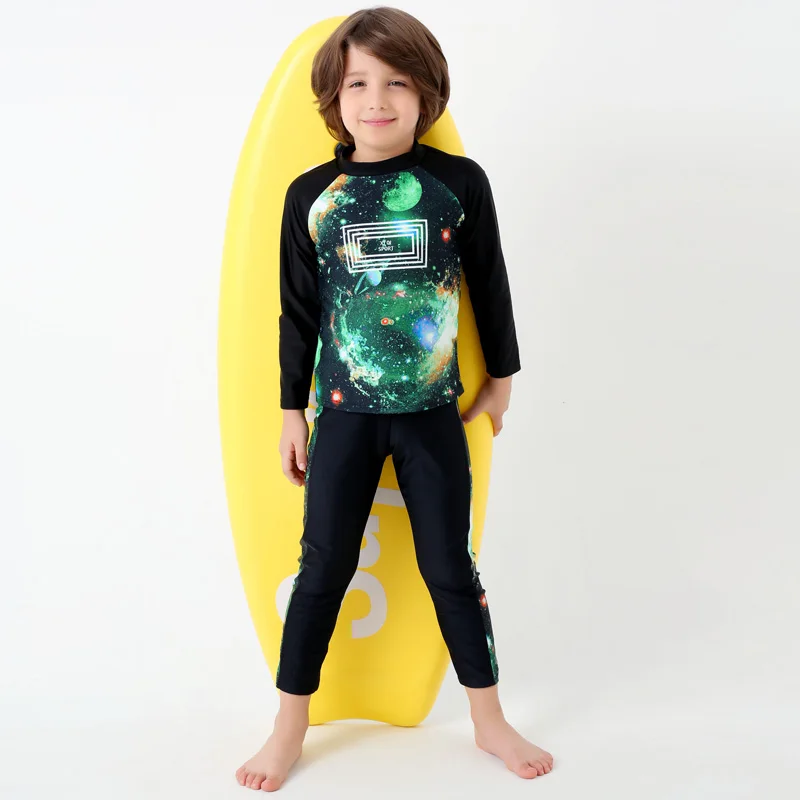 Long Sleeves Kids Wetsuits Diving Suits for Boys/Girls Children Rash