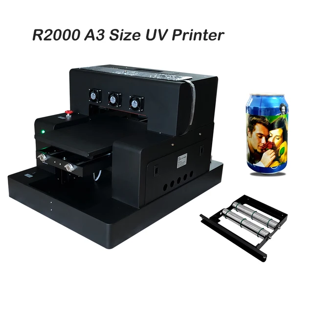 Best Offers 2019 Upgraded R2000 Automatic A3 Size UV Printer With DX5 Print Head Inkjet Printers for Bottle, Phone Case, Metal, Leather Best Offers 2019 Upgraded R2000 Automatic A3 Size UV Printer With DX5 Print Head Inkjet Printers for Bottle, Phone Case, Metal, Leather