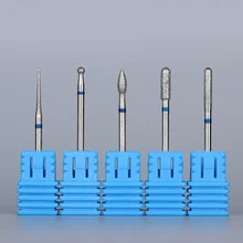 1 шт. ногтей бурильные долото Замена файл протяжки синий шлифовальный электрический Маникюр Резак пилки для ногтей 5 вышивка крестом картины