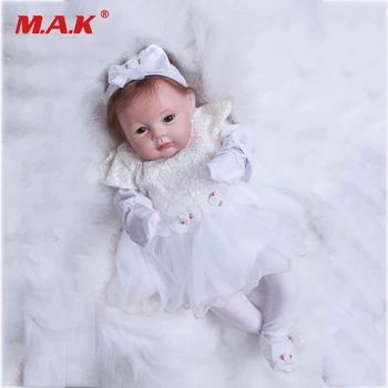 

22 inches 55 cm Silicone Vinyl Baby Reborn Dolls Bebe Toys Princess Babies Newborn Doll Gift for Children Kids