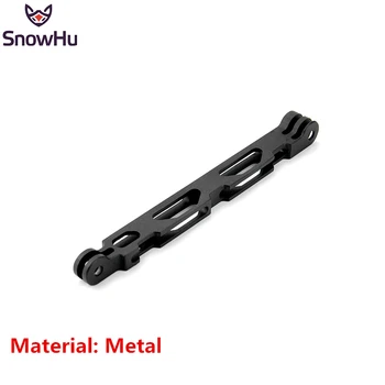 

SnowHu For Gopro Accessories Aluminum CNC Extender 16CM Length for GoPro Hero 8 7 6 5 4 3+ 2 1 for xiaoyi for yi camera GP146