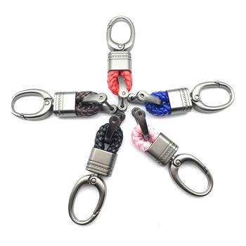 

2018 Latest Woven Hand Buckle Horseshoe Keychain Car Keychain Auto Holder for Audi BMW Toyota Honda Nissan Hyundai Kia Peugeot