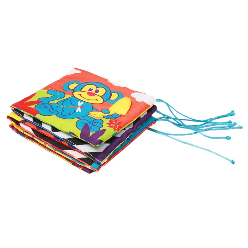  Baby Toys Crib BumpersCloth BooksRattlesAround The Multi-PressColor Bed Bumper Children'S Toys