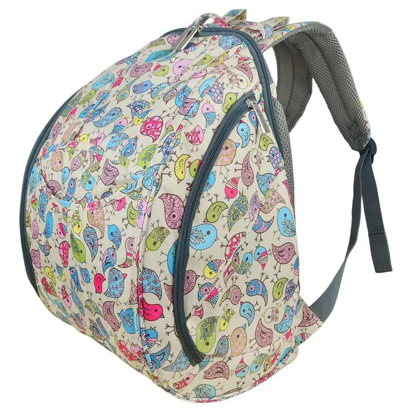 Ecosusi полностью открытый рюкзак для детских подгузников с пеленальным подкладом