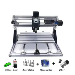 500 МВт/2500 мвт/5500 МВт DIY Мини лазерный гравер машина CNC3018 S1 гравировальный станок wood-маршрутизатор мини-маркировочная машина продвинутые
