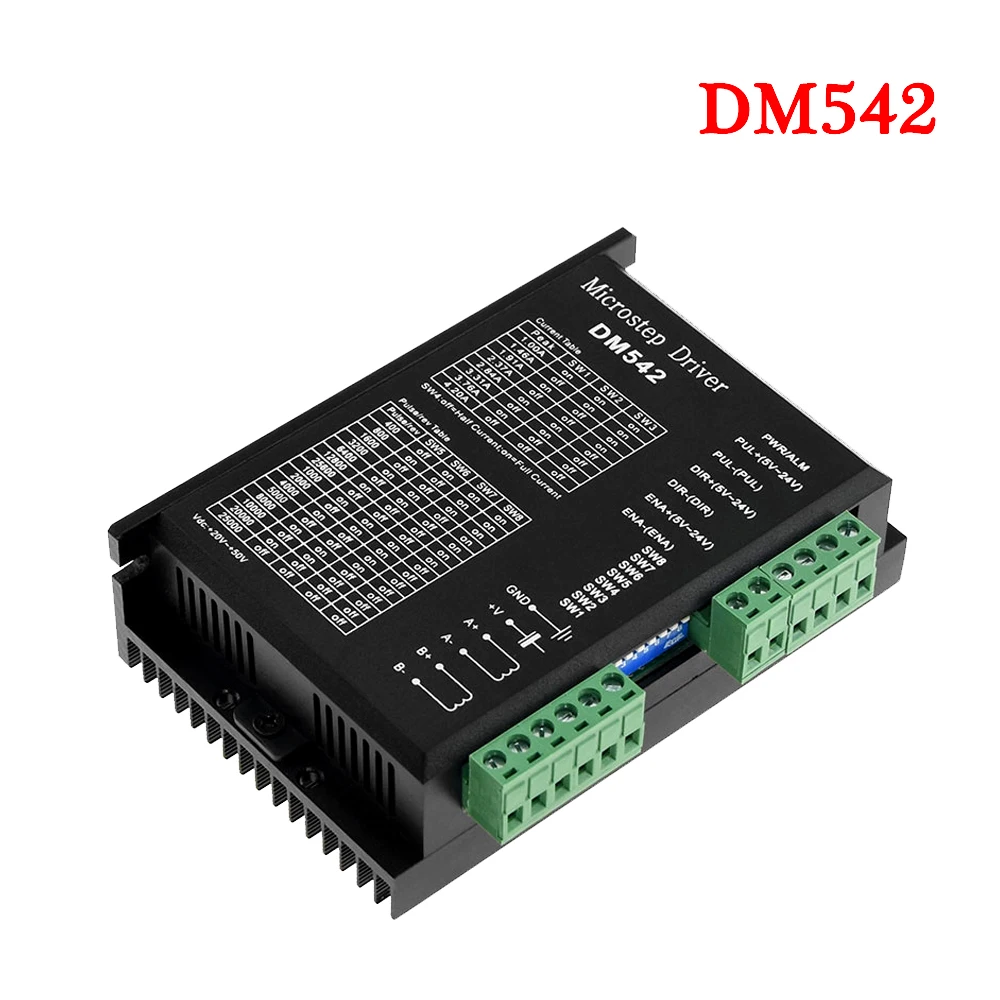 Anti-interference Two-phase Stepper Motor Driver with 32 DSP Technology DM542