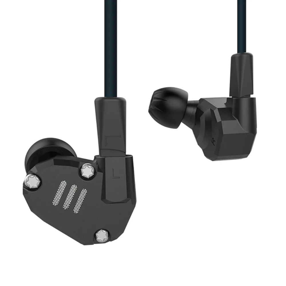 KZ ZS6 восемь драйвер наушников 2DD 2BA Динамический и арматура в ухо Hi-Fi стерео гарнитура Спорт Съемная Bluetooth обновления кабель