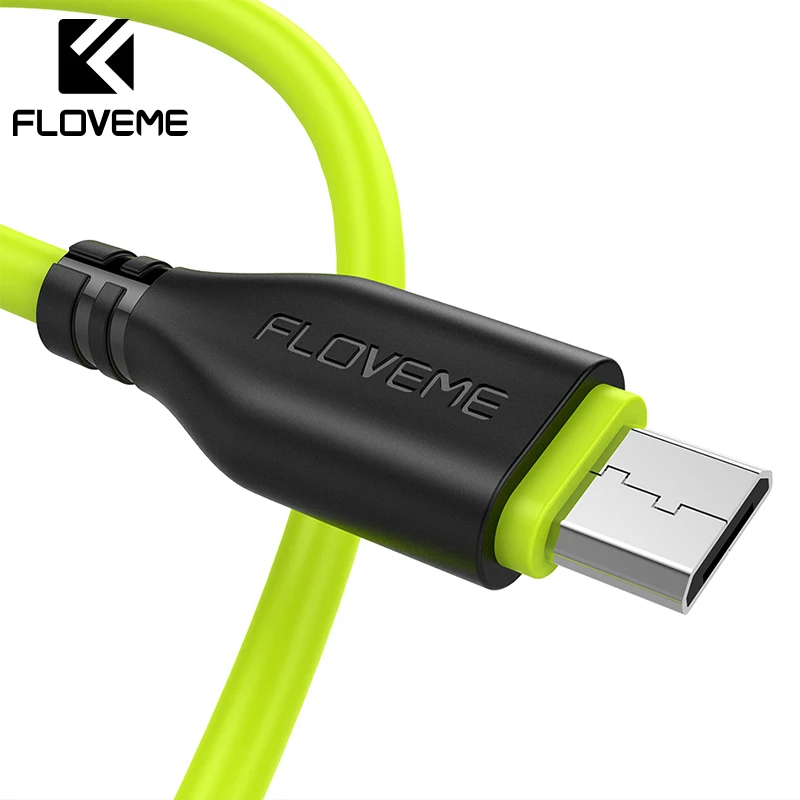 FLOVEME TPE USB mi cro кабель для samsung huawei Xiaomi mi Max 3 Nokia 8 кабель mi cro usb зарядный кабель для передачи данных телефонный кабель