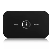 2-в-1 беспроводной стерео аудио Музыка Bluetooth приемник передатчик адаптер 3,5 мм черный