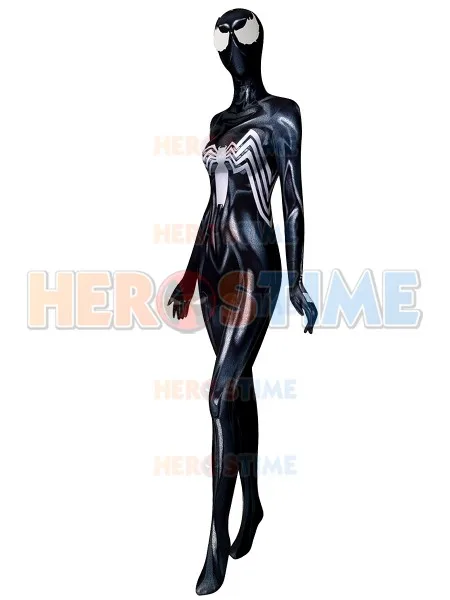 Костюм для косплея She Venom Anne Weying с 3D принтом костюм Человека паука человека