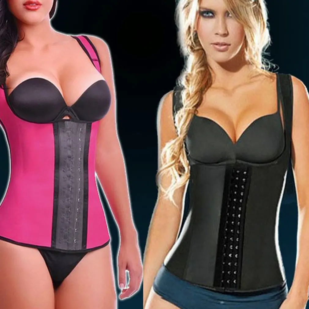 Women Body Shaper Waist Trainer Belt Slimming Strap Shapewear Folding Adjustable Vest Thin Fat Burning Girdle Body Sculpting