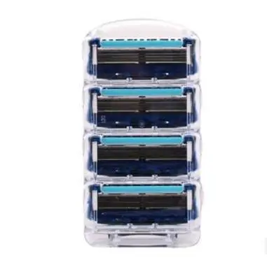 

Giulietta 4pcs/lot Razor Blade For Men Face Care 5 Layer Razor Shaving Standard for Gillett Fusione RU&EU