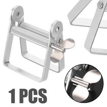 

New Bathroom Toothpaste Press Squeezer Aluminum Tube Squeezer Salon Hair Coloring Paint Glue Squeezer Dispenser Tool Convenience
