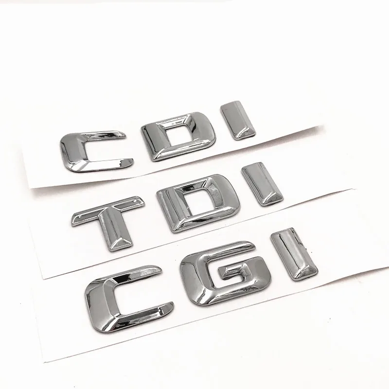Эмблема АБС для Mercedes Benz C E CLS CDI ML CGI TDI AUDI 4matic Автомобильная задняя крышка буквы