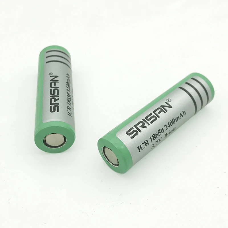 

1/2/3/4PCS ICR18650 3.7v li-ion lithium rechargeable battery enough 2400mAh Capacity T6 led battery Led Flashlight Power bank