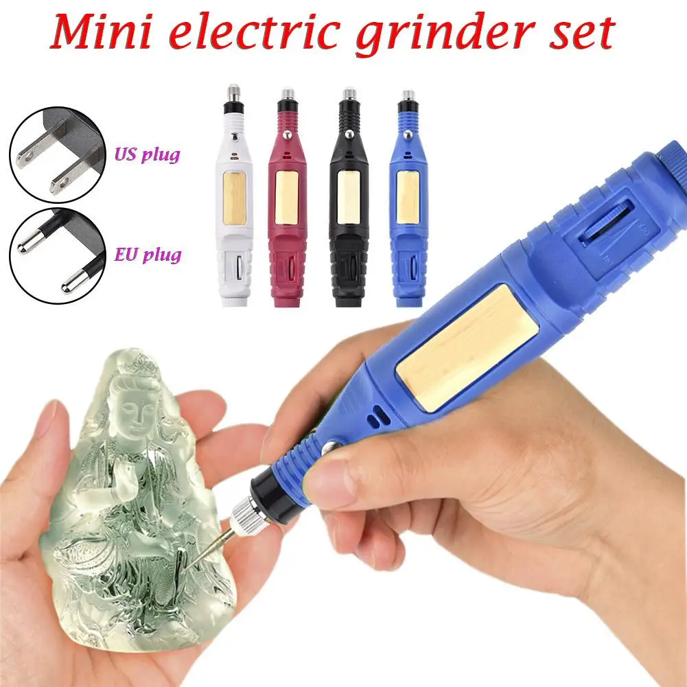 Four-color Optional Miniature Variable Speed Electric Grinding Machine Multi-function Jade Polishing Machine Engraving Machine