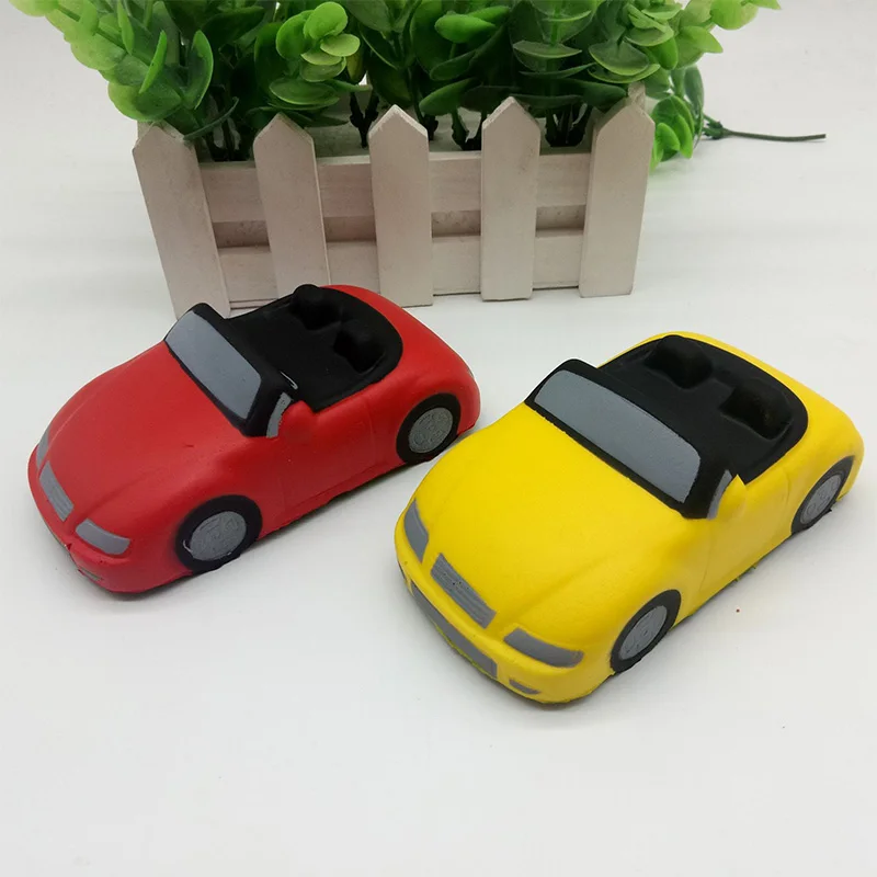 

Kids Toys PU Sports Car Squishy Toy Cake Bread Gag Joke Toys Slow Rising Squeeze Antistress Toy Squish Squishi Gift for Children
