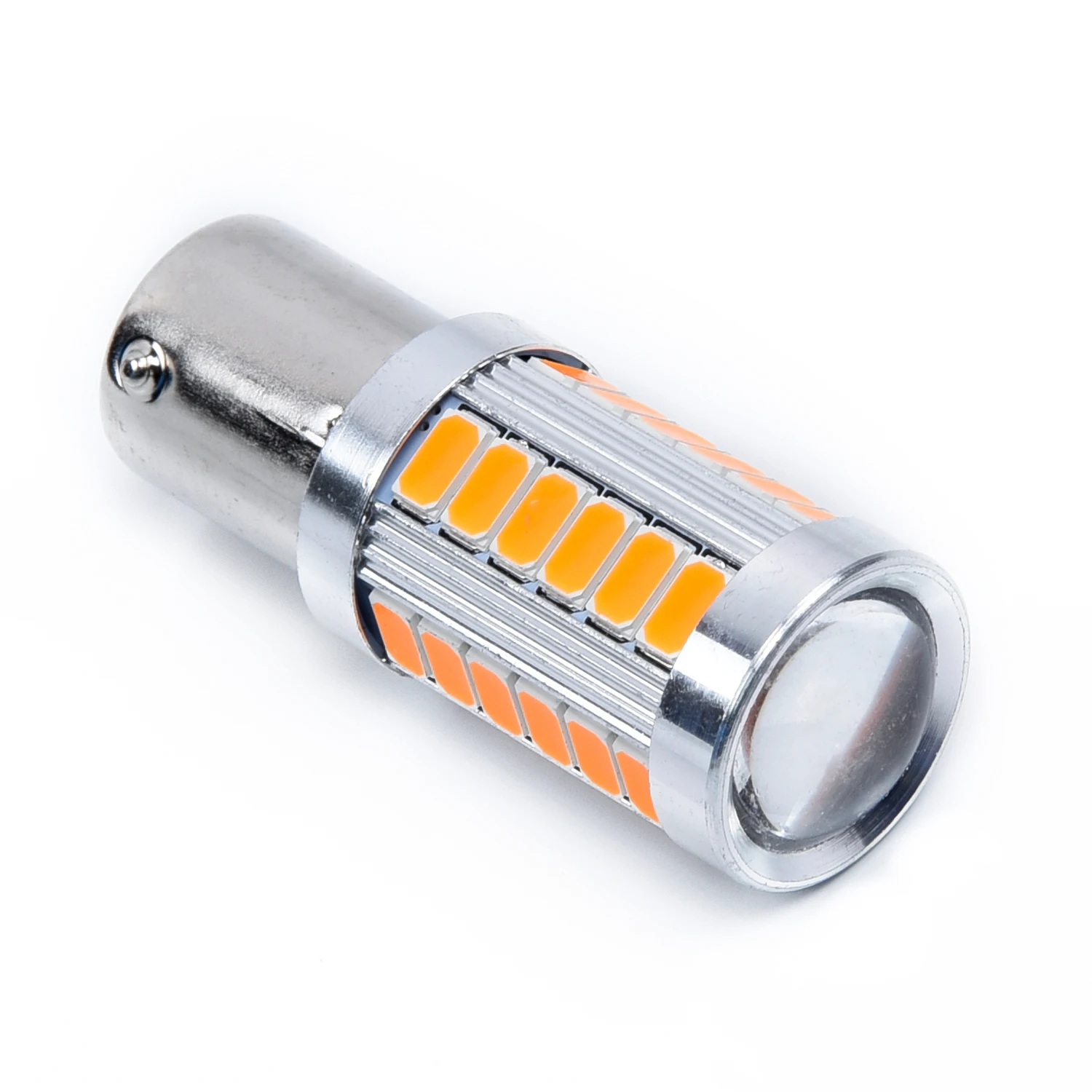 Высокая яркость Янтарный 1156PY BAU15S PY21W 33SMD LED-камера заднего вида для автомобиля Задний сигнал лампы* 4 сверхвысокая яркость светодиодный свет