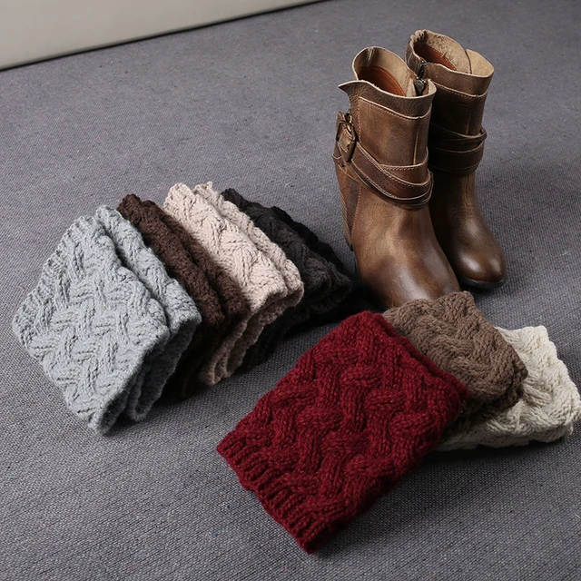 Calcetines 1 Tejer Punto Piernas Calentadores Para Par Mujeres 0vqzC