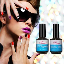 Nails Art 1 шт./2 шт. верхнее покрытие+ Базовое покрытие УФ Алмазная грунтовка для геля дизайн ногтей Smalto Полупостоянный Unghie# YL5