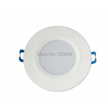 10 шт./лот 3 Вт Матовый акриловый светодиодный светильник Белый окрашенный встраиваемый потолочный светильник теплый белый/белый