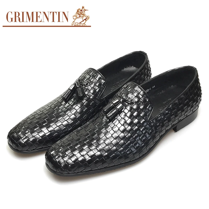 Men Loafers Tassel Brand Designer Casual Shoes Slip On Summer Genuine