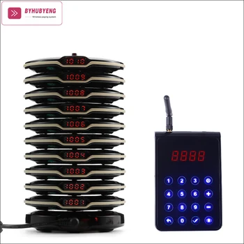 

Wireless Calling System Restaurant Coaster Pager Paging Coaster Wireless Order Buzzer Factory Outlet CE FCC FM >3000m 10pc