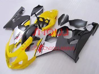 

Silver/Yellow/Black for SUZUKI GSX R600 R750 04-05 GSXR 600 750 GSXR600 GSXR750 GSX R600 GSX-R750 K4 04 05 2004 2005 Fairing Kit