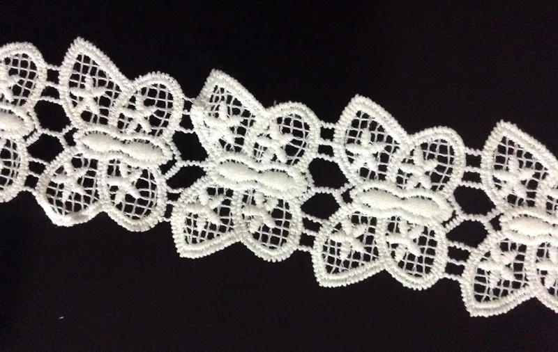 

5.7cm milk fibre motif embroidery lace fringe trim,soft and elegant motif lace,motif lace,XERY0524J