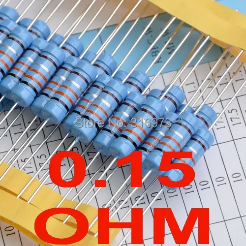 

(2 pcs/lot) 0.15 ohm 1% Metal Film Resistors 3W, 3 Watts