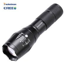 High Bright E17 3800 Lumens CREE XM L T6 LED Flashlight 5 Mode Zoomable linternas LED