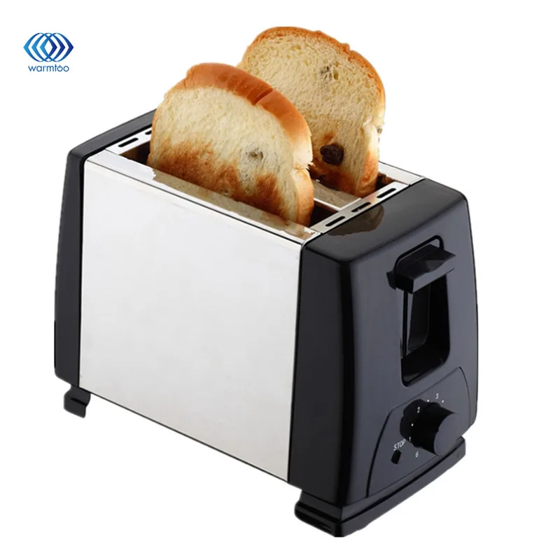 

Household Automatic Bread Toaster Baking Breakfast Machine Stainless steel 2 Slices Slots Bread Maker 230V 750W EU Plug