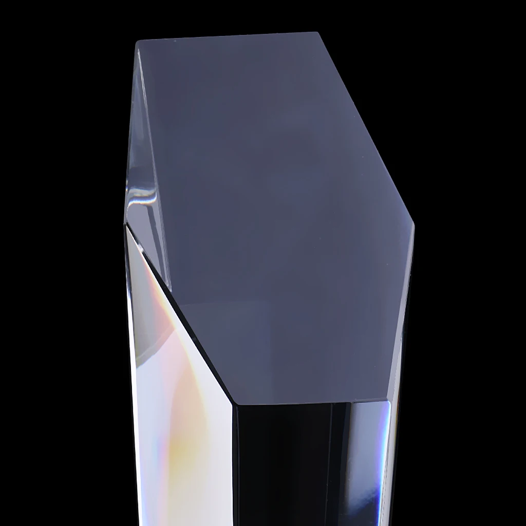 29cm Hexagon Cant Crystal Trophy Cup Encourage Souvenir for Championship 1Pc Sports Competition Award Encourage Souvenir