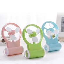 New Portable 3 Color Mini USB Desk Fan Creative Home Office Desktop Fan with Recycled Charging High Guality