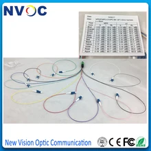 SM, 12 ядер, MPO мама до 12LC жгут и вентилятор из волокна Пигтейл, потеря вставки: 0,35 дБ, 0,9 мм, 50 см длина, LC/UPC вентилятор из Пигтейл