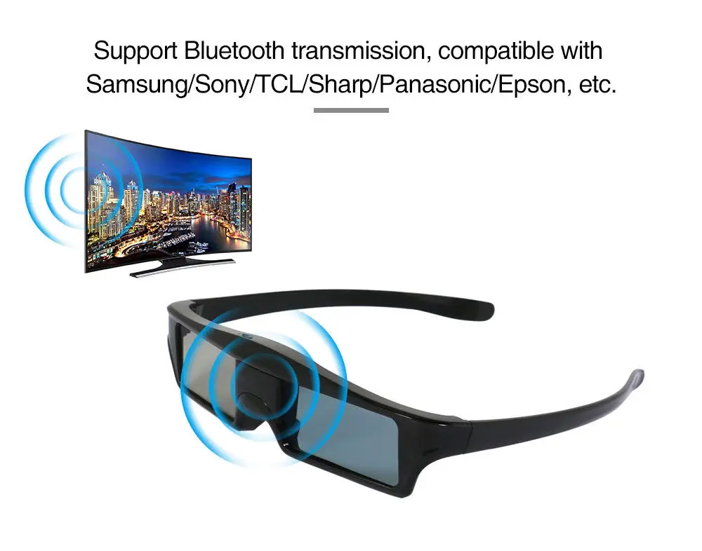 3D Bluetooth активные очки затвора для samsung EPSON 3D телевизоров SSG-5100GB с D E ES F H HU серии