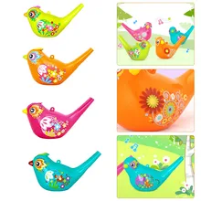 Цветная рисованная водная птица свисток музыкальная игрушка для ребенка раннего обучения развивающая музыкальная игрушка инструмент детский подарок