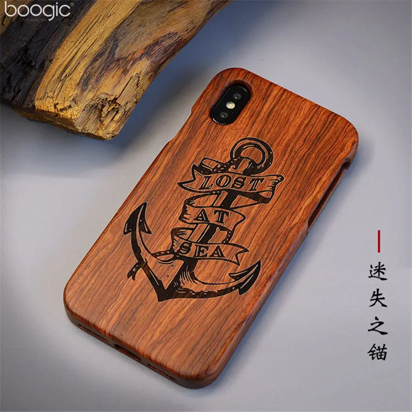 Natural Wood Bamboo Phone Case For iPhone XS Max XR X 8 7 7Plus 6 6 6s plus 5 5s se Cover Wooden Shockproof Protector Coque (21)