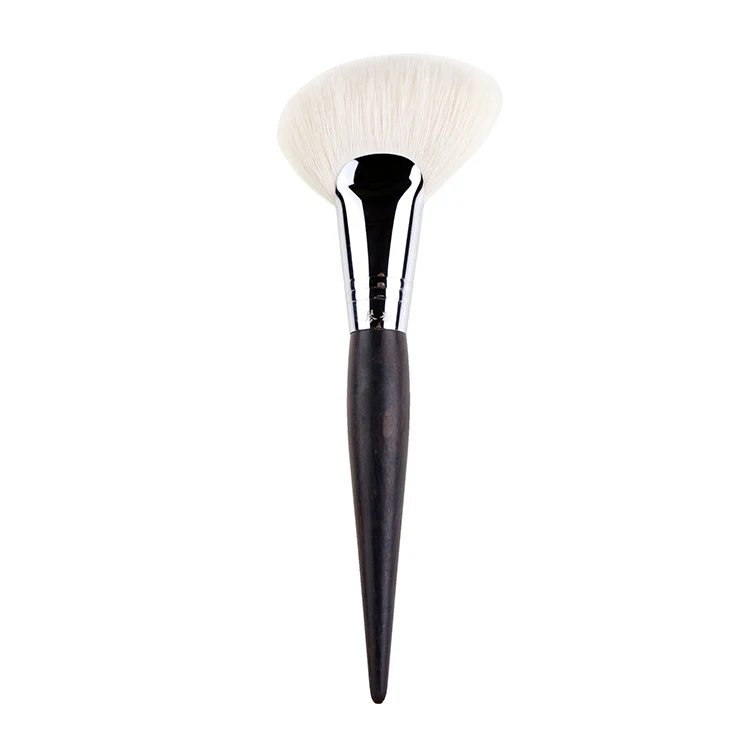 G086 Professional Makeup Brushes Soft Sokouhou Goat Hair Angled Fan