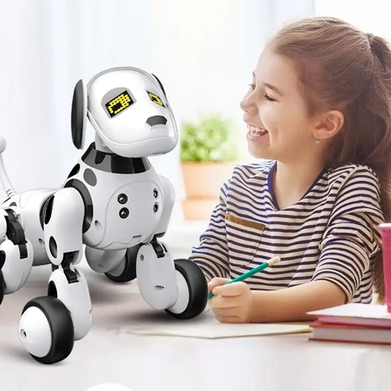 Беспроводной пульт дистанционного управления умный робот собака Детская игрушка Интеллектуальный говорящий робот собака игрушка 2,4 г Электронный Питомец подарок на день рождения для детей